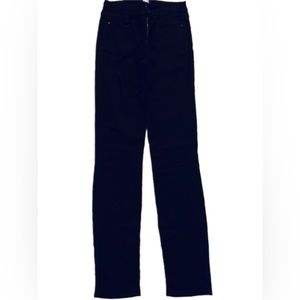 Paige Denim Skyline Skinny Jeans Size 27 Solid Black Inc